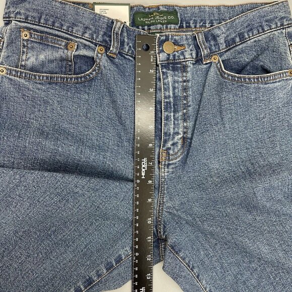Lauren Ralph Lauren Jeans Co Classic Bootcut Pocket Flap Western Blue Womens 10 - Picture 11 of 14